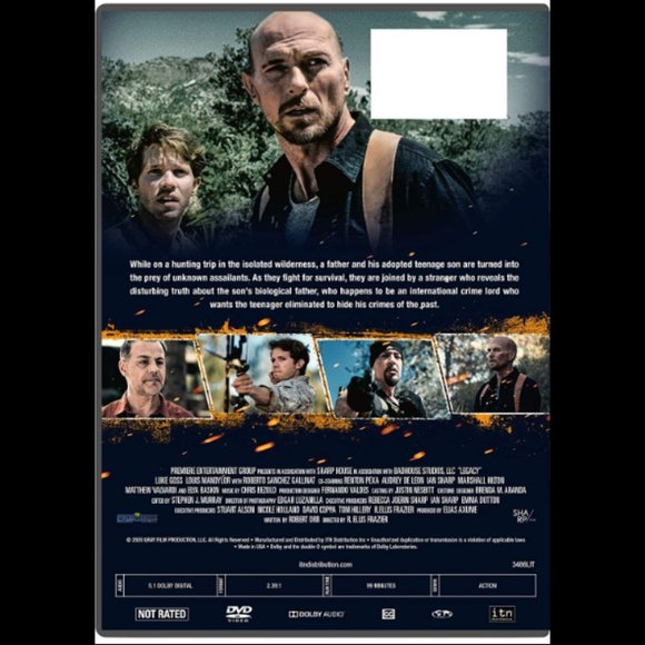 Legacy The Hunt Is On DVD Luke Goss, Louis Mandylor Factory Sealed New 2020 - Picture 2 of 3